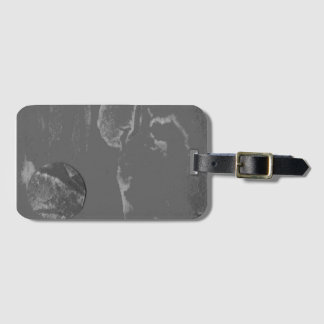 Sci-fi "Fire Birds" alien life forms in space Lug Luggage Tag