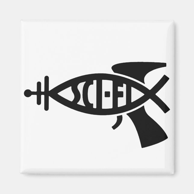 Sci-Fi fish Magnet (Front)