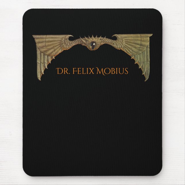 Sci Fi Flying Eye Personalised   Mouse Pad (Front)