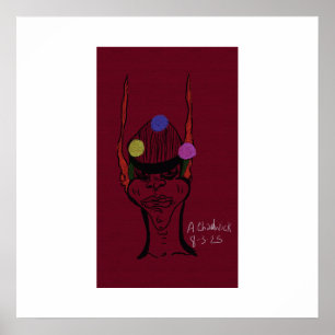 Sci-fi Futuristic Traveler Poster