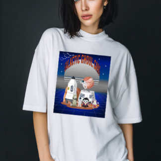 Sci-fi Galactic Ghoul Gang Space Crew  T-Shirt