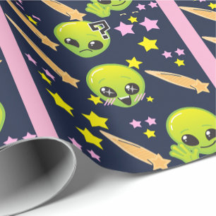 Sci fi gift wrap