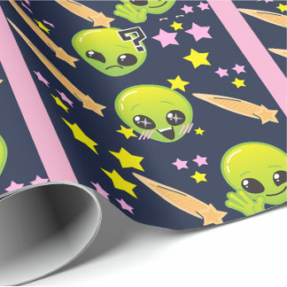 Sci fi gift wrap