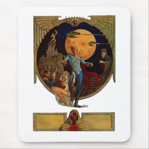 Sci-fi- Hero Mouse Pad