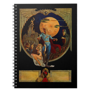 Sci-Fi Hero Spiral Notebook