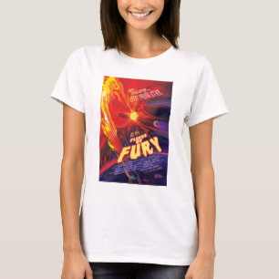 Sci-Fi Horror Movie Ad, Flares Of Fury T-Shirt