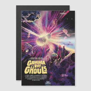 Sci-Fi Horror Movie Ad, Gamma Ray Ghouls Magnetic Invitation