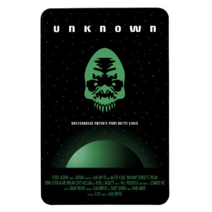 Sci-Fi Horror Movie Ad, Unknown Magnet