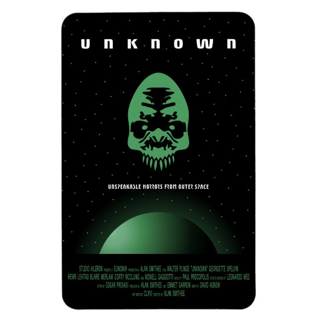 Sci-Fi Horror Movie Ad, Unknown Magnet (Vertical)