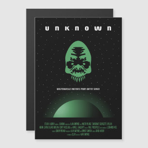 Sci-Fi Horror Movie Ad, Unknown Magnetic Invitation