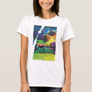 Sci-Fi Horror Movie Ad, Zombie Worlds T-Shirt