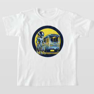 Sci-Fi in Daily Life - Funny Alien & Robot Design T-Shirt