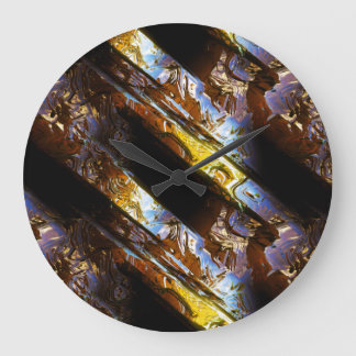 Sci-Fi Metal Art 2-3 Clock Options