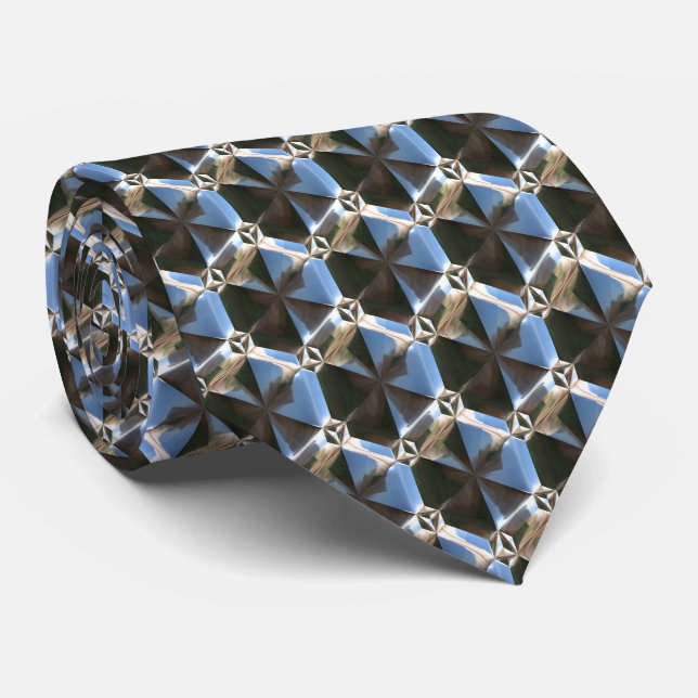 Sci-Fi Metal Pattern 7 Tie (Rolled)