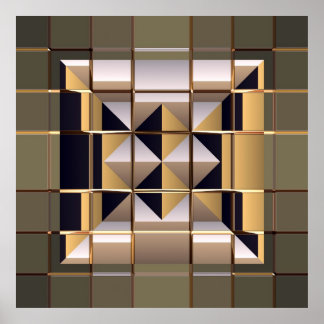 Sci-Fi Metal Patterns 6 Posters