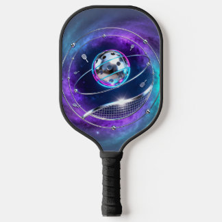 Sci-Fi Metallic Pickleball Core – Galaxy Orbit Pad Paddle