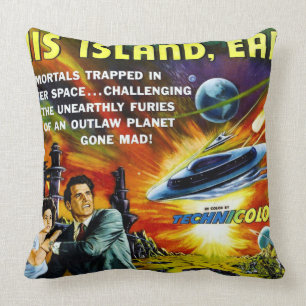 Sci-Fi Movie Poster 1954 Cushion