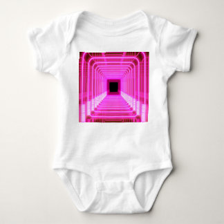 Sci-Fi Retro 3D: Pop Art Illustration Baby Bodysuit