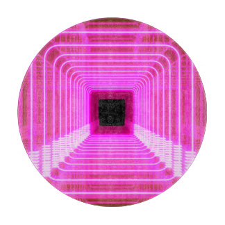 Sci-Fi Retro 3D: Pop Art Illustration Cutting Board