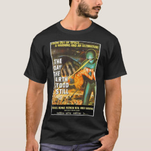 Sci Fi Robot Halloween Earth Invasion Science Fict T-Shirt