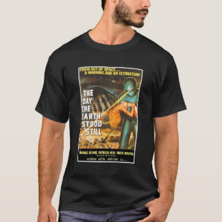 Sci Fi Robot Halloween Earth Invasion Science Fict T-Shirt