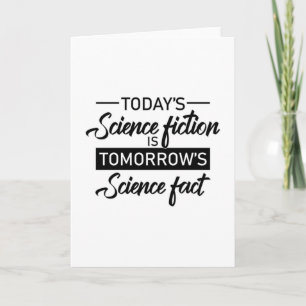Sci-Fi Science Fiction Space Ufo Alien Gift Idea Card