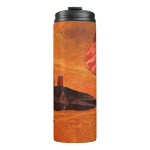 Sci-Fi "Seas of Fire" double suns, lava seas Thermal Tumbler
