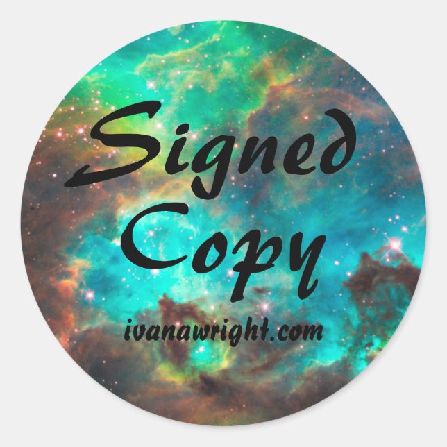 Sci Fi Signed Copy with URL Stickers (Front)