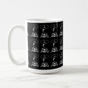 Sci-Fi smart animals "Hungry Frog Dreams" Coffee Mug