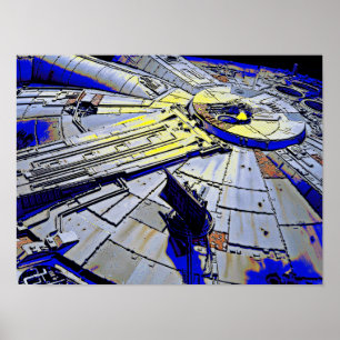 Sci Fi space ship Poster