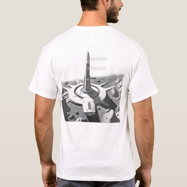 Sci-Fi T-shirt Traversing the Universe 03 E Back (Back)