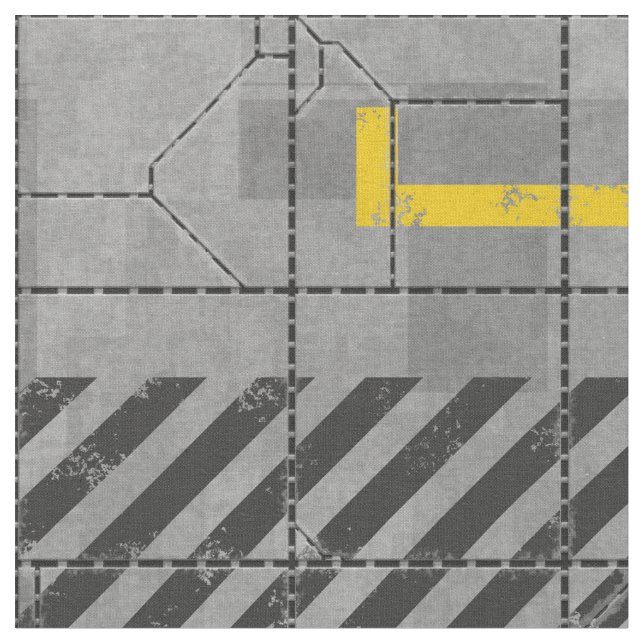 Sci-Fi Tiles 1C Custom Fabric (Close Up)