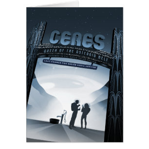 Sci-Fi Travel Ad, Dwarf Planet Ceres