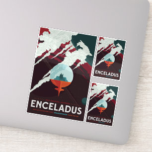Sci-Fi Travel Ad, Moon Enceladus
