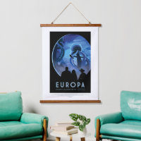 Sci-Fi Travel Ad, Moon Europa