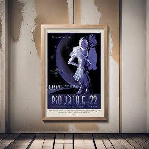 Sci-Fi Travel Ad, Planet PSO J318.5-22 Photo Print