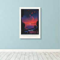 Sci-Fi Travel Ad, Planet Trapist-1e