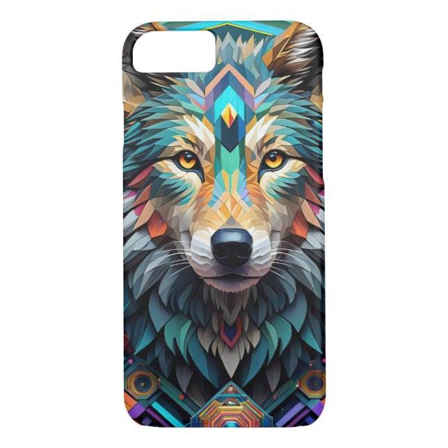 Sci-fi Wolf Case-Mate iPhone Case (Back)