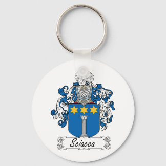 Sciacca Family Crest Key Ring