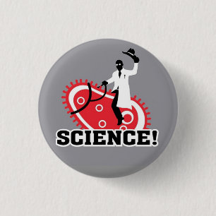 Science! 3 Cm Round Badge