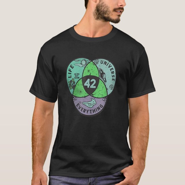 Science 42 Answer To Life Universe And Everything  T-Shirt (Front)