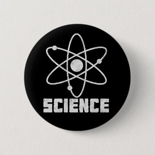 Science 6 Cm Round Badge