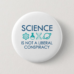 Science 6 Cm Round Badge