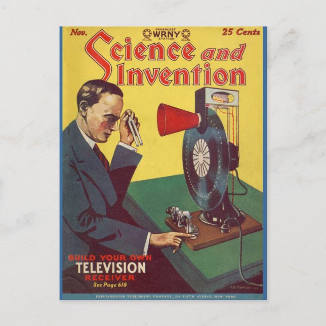 Science And Invention Postcard (Front)