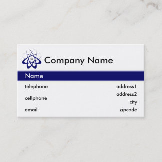 Science and Technology Business Card Design