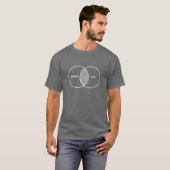 Science / Art Venn Diagram T-Shirt (Front Full)
