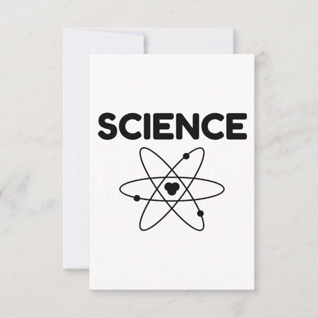 SCIENCE ATOM THANK YOU CARD (Front)