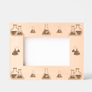 Science Beakers Etched Picture Frame Etched Frames