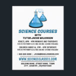 Science Beakers, Science Course Advertising Flyer<br><div class="desc">Science Beakers,  Science Course Advertising Flyers By The Business Card Store.</div>