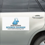 Science Beakers, Science Tutor, Teacher Car Magnet<br><div class="desc">These vehicle magnets come in a variety of shapes and sizes. A great way to advertise yourself,  your business or your company.</div>